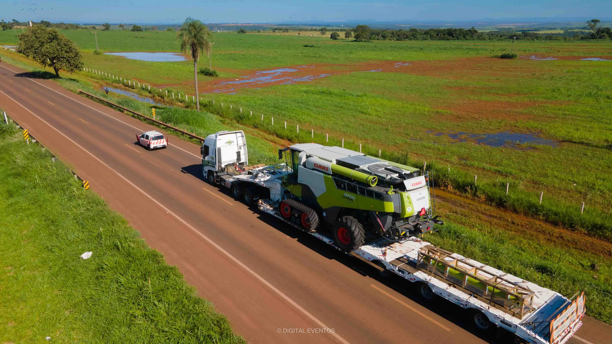 Imagem aérea de fazenda com drone em Mato Grosso do Sul